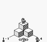 Q-bert for Game Boy (USA, Europe) background
