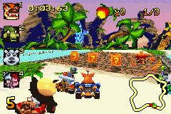 Crash Bandicoot Bakusou! Nitro Kart (J)(Caravan) background