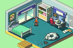 Mega Man Battle Network 4 Red Sun (Virtual Console) background
