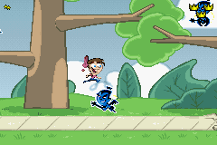 Fairly Oddparents - Clash with the Anti-World (E)(Rising Sun) background