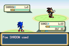Sonicmon Fire Red background