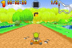 Shrek - Swamp Kart Speedway (U)(Venom) background