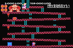 Famicom Mini - Vol 2 - Donkey Kong (J)(Rising Sun) background