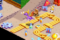 Spyro Attack of The Rhynocs (U)(Venom) background