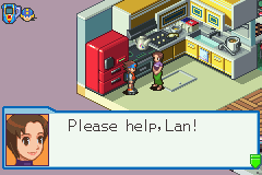 MegaMan Battle Network 4 Blue Moon (E)(Independent) background