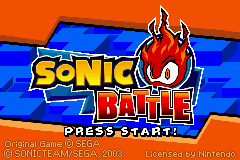 2 in 1 - Sonic Advance & Sonic Battle (E)(Rising Sun) background