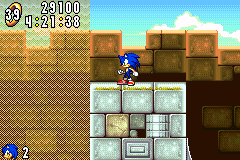 Sonic Advance Double Take background