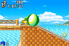 Sonic Advance 1: Tweaked background