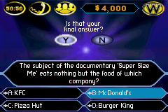Who Wants To Be A Millionaire (A)(Independent) background