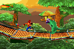 Crash Bandicoot Advance - Wakuwaku Tomodachi Daisakusen (J)(Caravan) background