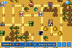 Super Mario Advance 4: Super Mario Bros. 3 (USA)(GBP/SNES Palette Hack) background