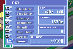 Mega Man Battle Network 3 White Version (Virtual Console) background