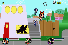 The Powerpuff Girls - Mojo Jojo A-Go-Go (U)(Mode7) background