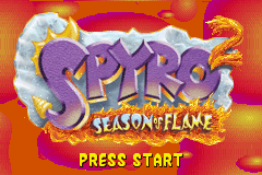 2 in 1 - Spyro - Season of Ice & Spyro - Season of Flame (U)(Independent) background