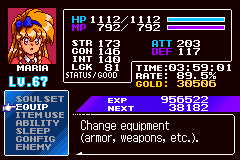 Castlevania - Maria of Sorrow - Easy background