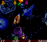 Galaga - Destination Earth (USA) background