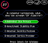 Who Wants to Be a Millionaire - 2nd Edition (USA) background