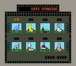 Super SpongeBob Kart background