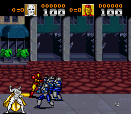 Captain America and the Avengers (USA) background