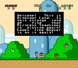 Super Mario World Co-op Hack background