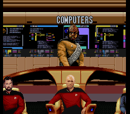 Shin Star Trek - The Next Generation - Ooinaru Isan IFD no Nazo no Oe (Japan) background