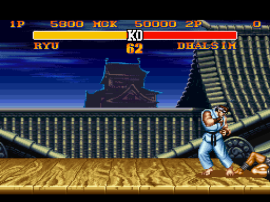 Street Fighter II Turbo - Hyper Fighting (Europe) background
