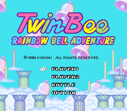 TwinBee - Rainbow Bell Adventure (English Translation) background