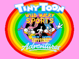 Tiny Toon Adventures - Wild & Wacky Sports (Europe) (Rev A) background
