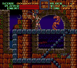Super Castlevania IV (USA) background
