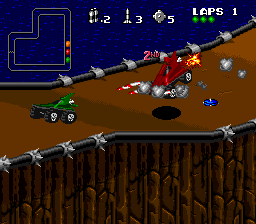 Rock n' Roll Racing (USA) (Beta) background