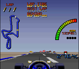 Nigel Mansell F-1 Challenge (Japan) background