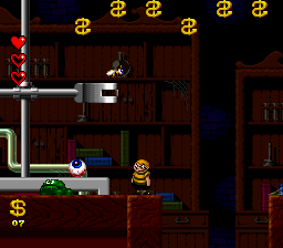 Addams Family, The - Pugsley's Scavenger Hunt (USA) (Beta) background