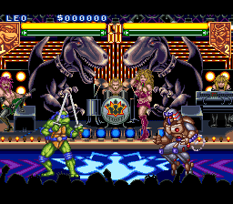 Teenage Mutant Ninja Turtles - Tournament Fighters (USA) (Beta) background