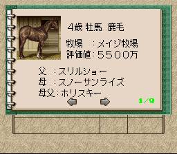 Winning Post 2 (Japan) background