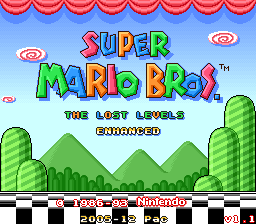 The Lost Levels Enhanced by Pac background