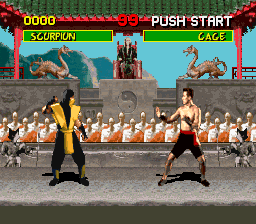 Mortal Kombat (Europe) (Beta) background