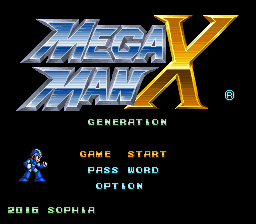 Megaman X - Generation (dashfix) background