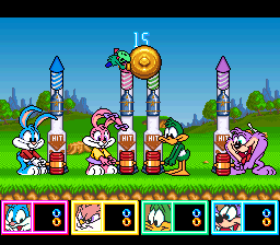 Tiny Toon Adventures - Wacky Sports Challenge (USA) background
