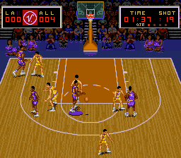 Magic Johnson no Super Slam Dunk (Japan) background