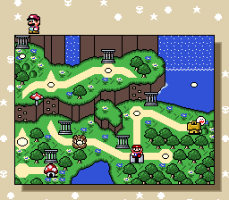 Super Mario World - Hack 4 background