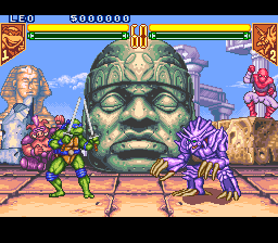 Teenage Mutant Hero Turtles - Tournament Fighters (Europe) background