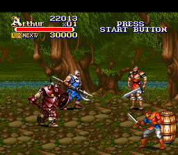 Knights of the Round (Europe) background