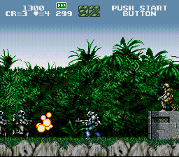 Gunforce - Battle Fire Engulfed Terror Island (Japan) background