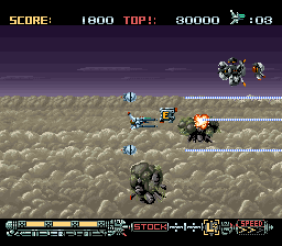 Phalanx - The Enforce Fighter A-144 (Europe) background