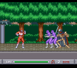 Mighty Morphin Power Rangers (Japan) background