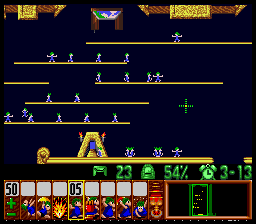 Lemmings (Japan) background