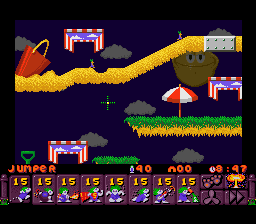 Lemmings 2 - The Tribes (Europe) background