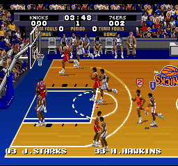 Tecmo Super NBA Basketball (USA) background