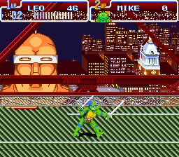 Teenage Mutant Ninja Turtles IV - Turtles in Time (USA) (Beta) background