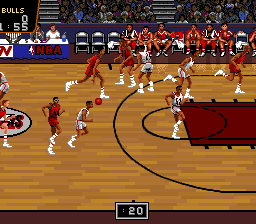 NBA Pro Basketball - Bulls vs Blazers (Japan) background
